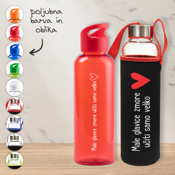 personalizirana steklenička ali plastenka STEK12-NASLOVNA