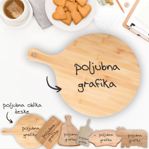 Deska s poljubno grafiko