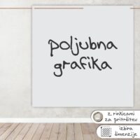 Cerada s poljubno grafiko