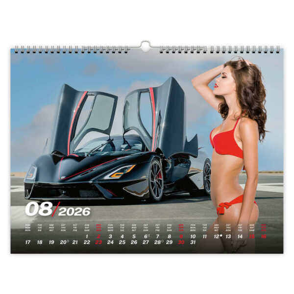 Koledar Girls and cars 2027