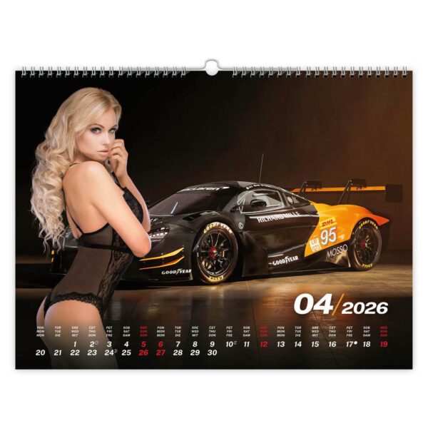 Koledar Girls and cars 2027