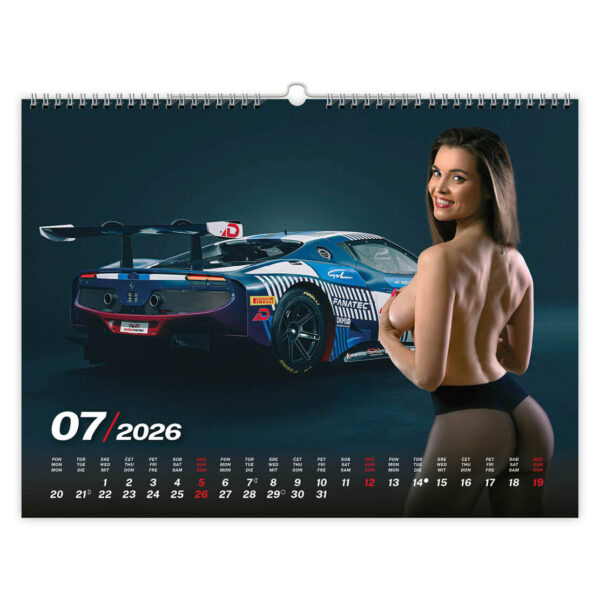 Koledar Girls and cars 2027