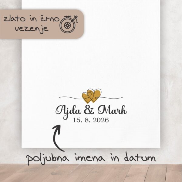 Brisača za mladoporočenca