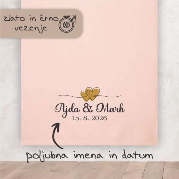 Brisača za mladoporočenca