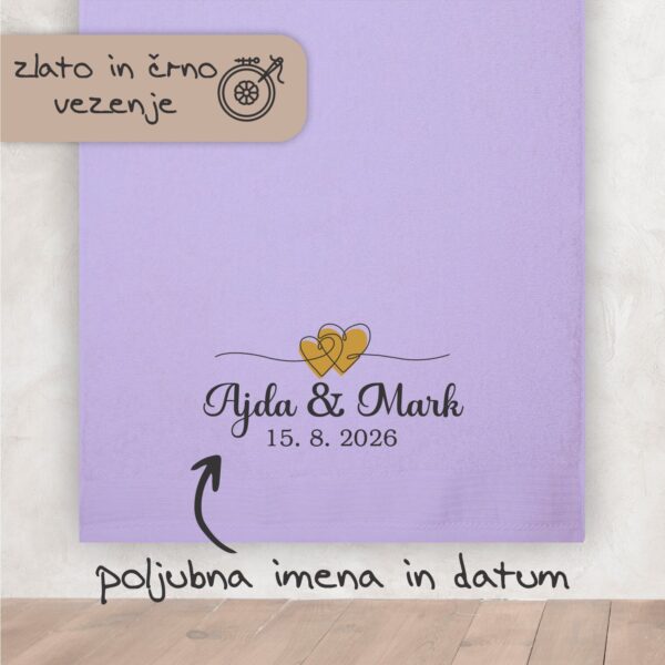 Brisača za mladoporočenca