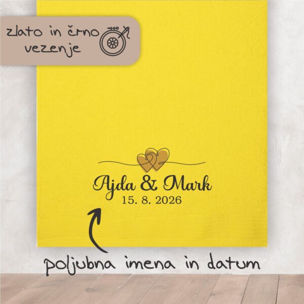 Brisača za mladoporočenca