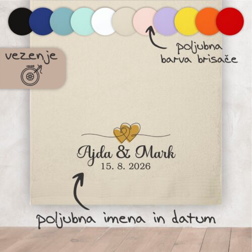 Brisača za mladoporočenca