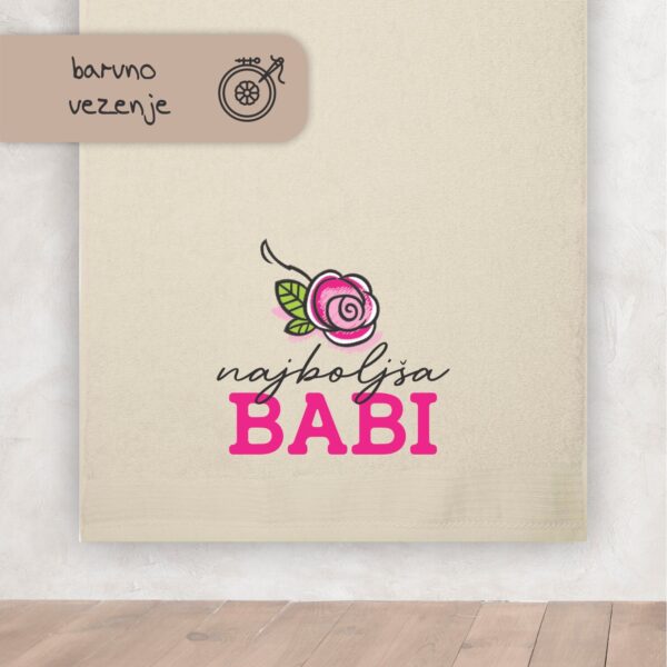 Brisača za najboljšo babi