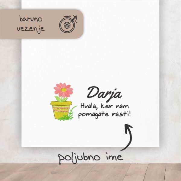 Brisača za vzgojiteljico