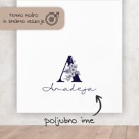 Začetnica okrašena z cvetovi