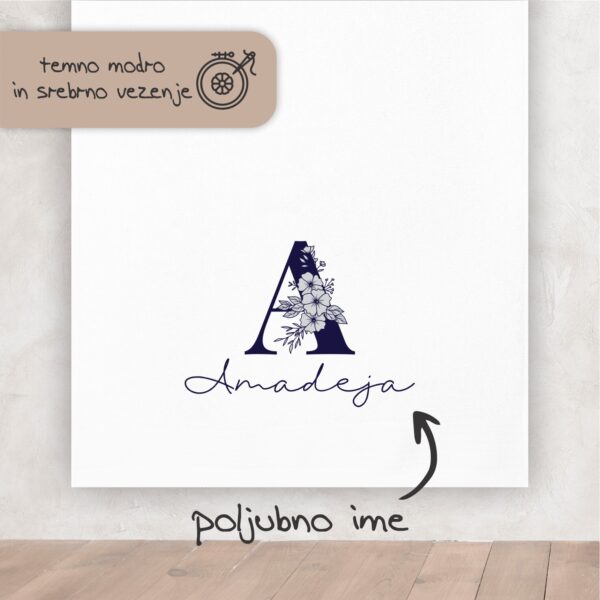 Začetnica okrašena z cvetovi