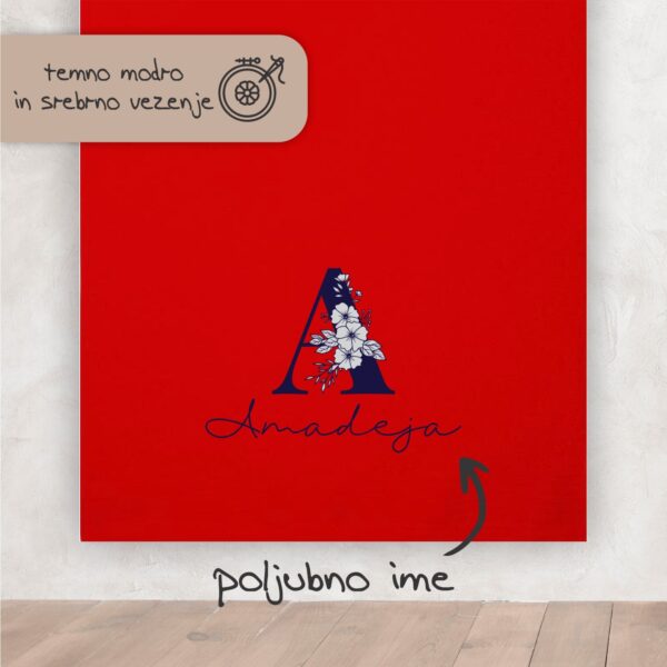 Začetnica okrašena z cvetovi