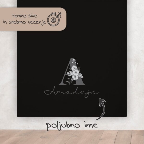 Začetnica okrašena z cvetovi