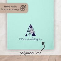 Začetnica okrašena z cvetovi