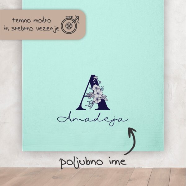 Začetnica okrašena z cvetovi