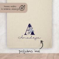 Začetnica okrašena z cvetovi