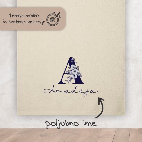 Začetnica okrašena z cvetovi