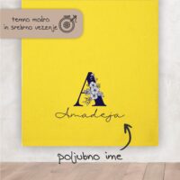 Začetnica okrašena z cvetovi