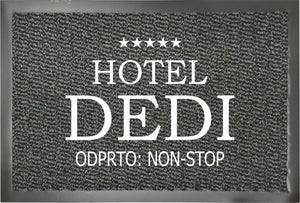 Predpražnik Hotel Dedi - enobarvno
