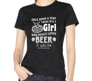 Girl who loves beer