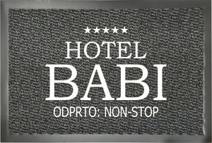 Predpražnik Hotel babi - enobarvno