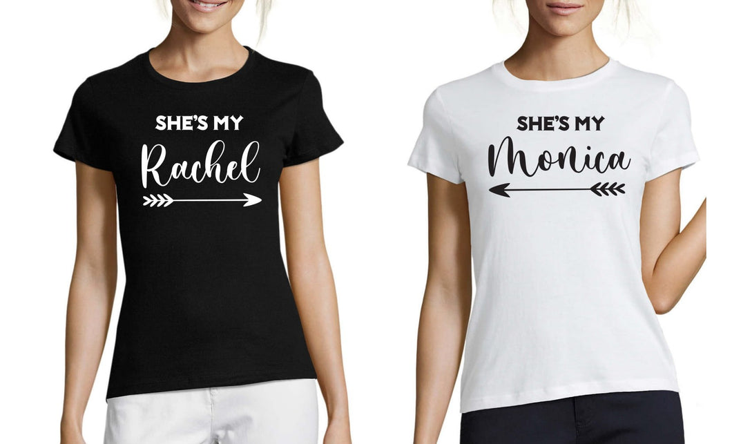 Komplet dveh ženskih majic Rachel & Monica