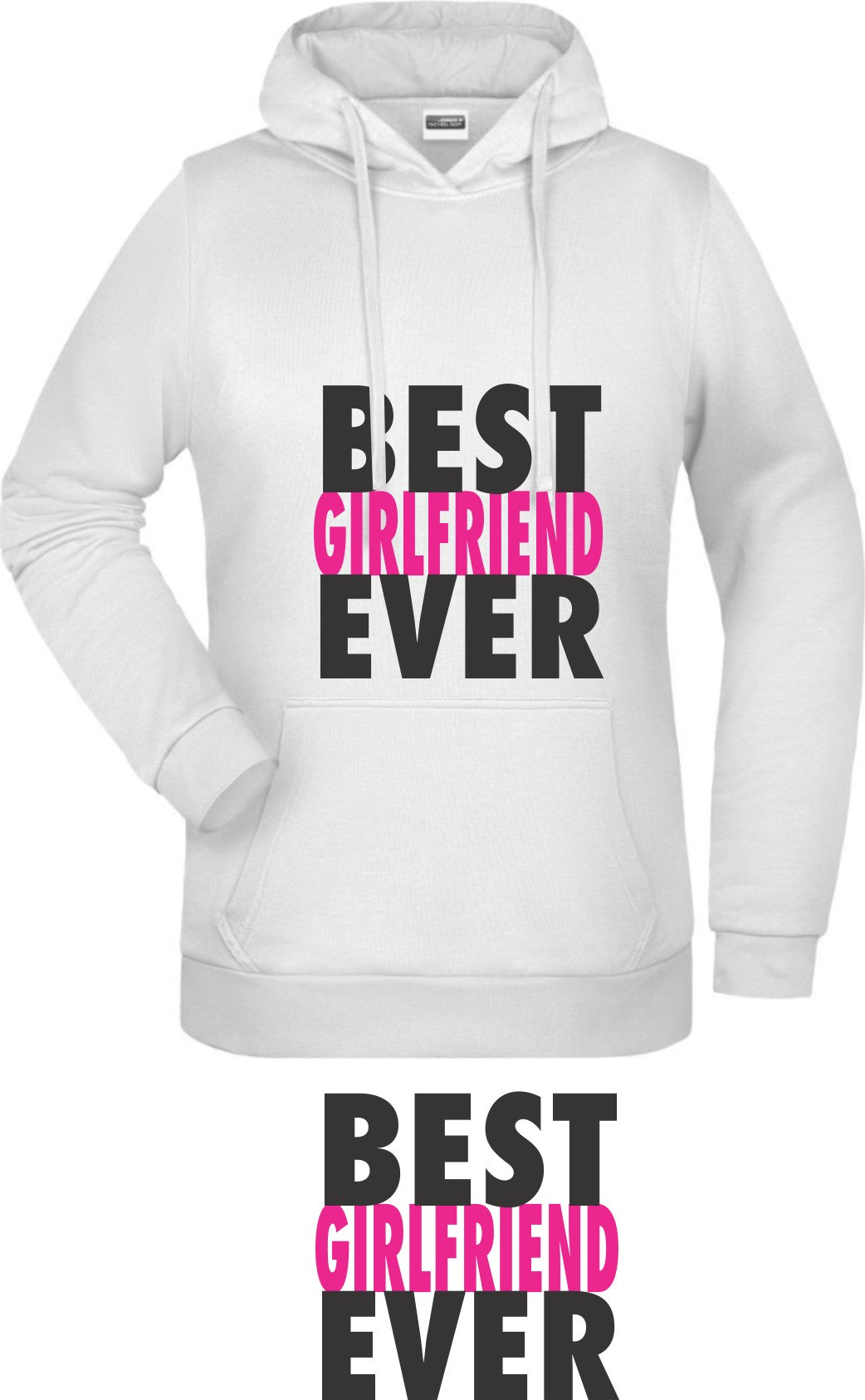 Ženski hoodie Best girlfriend ever