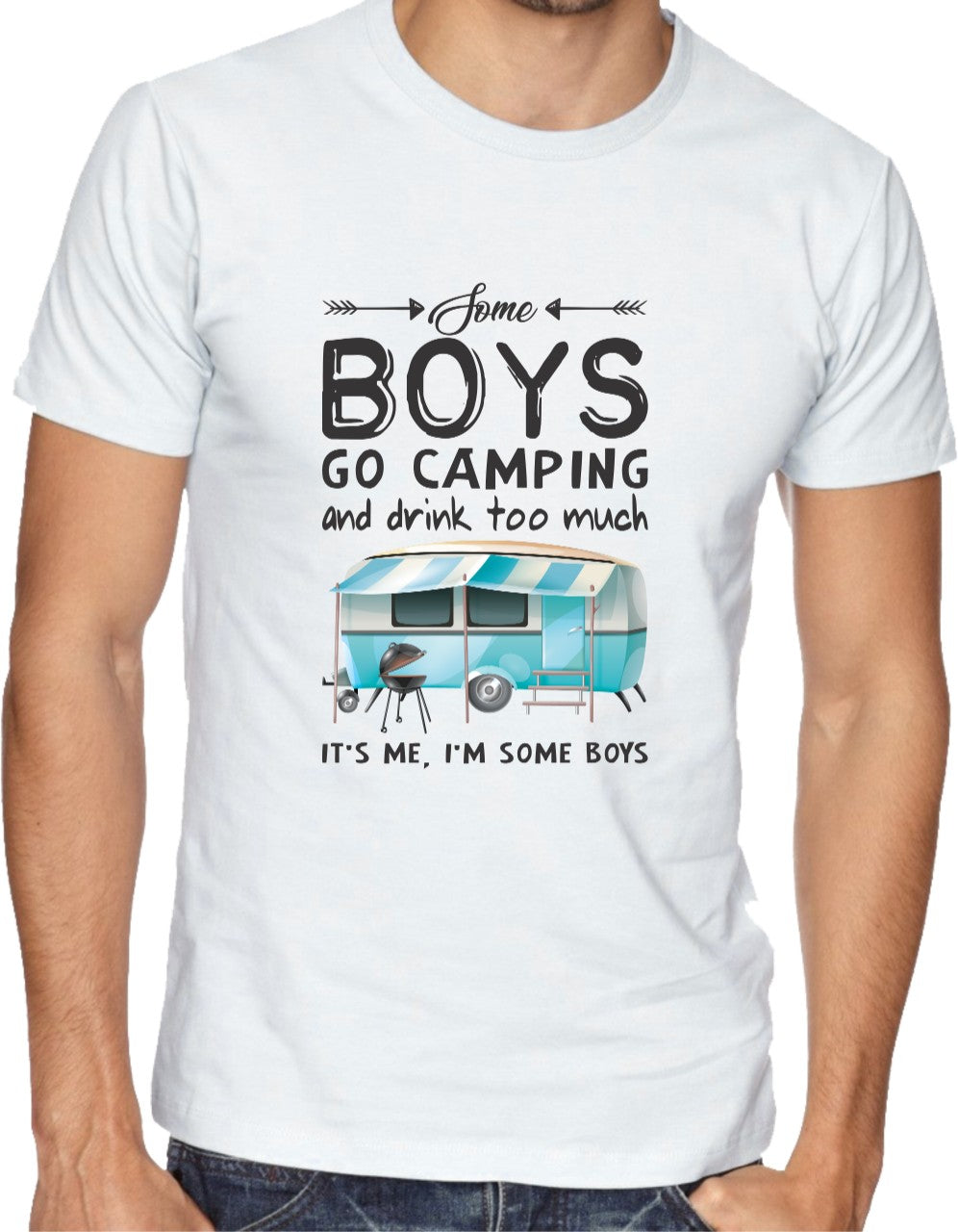 Some boys go camping