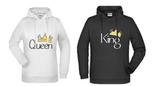 Naložite sliko v pregledovalnik galerije, Komplet puloverjev Queen/King s krono
