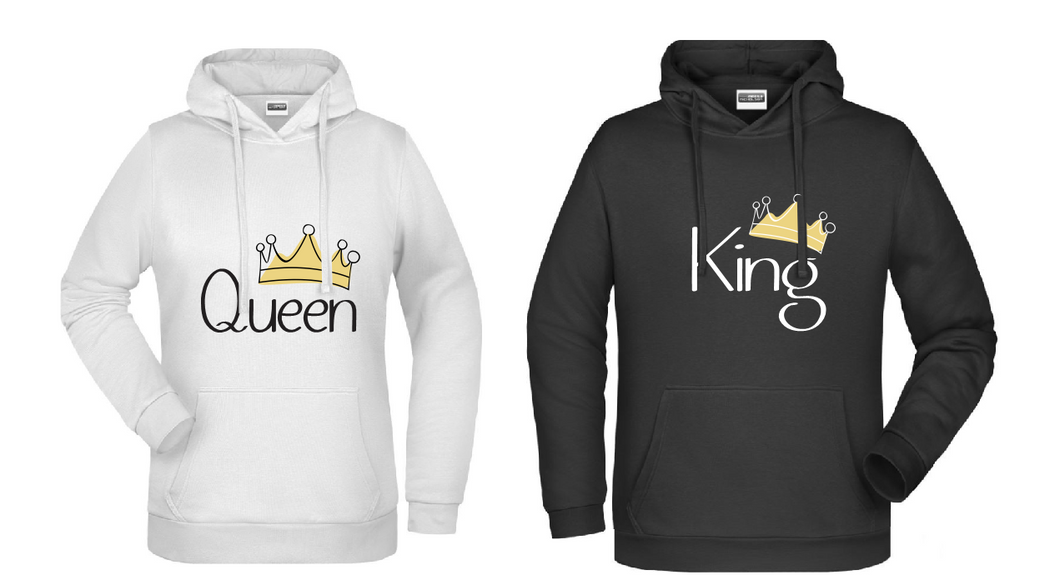 Komplet puloverjev Queen/King s krono