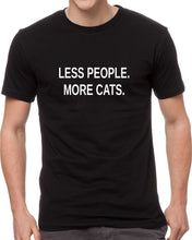Naložite sliko v pregledovalnik galerije, Majica Less People, more Cats
