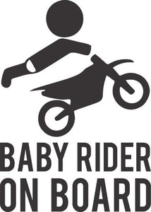 Nalepka Baby rider on board