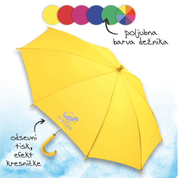 Otroški dežnik čarobni dinozaver