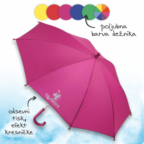 Otroški dežnik čarobni samorog