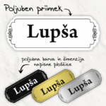 Elegantna napisana ploščica PLOŠČ12