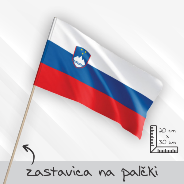 Slovenska zastavica na palčki