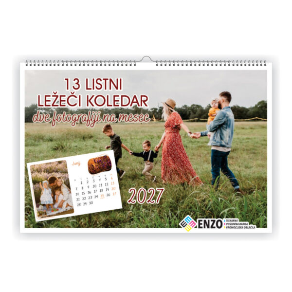 13-listni ležeči Foto koledar 2 2027