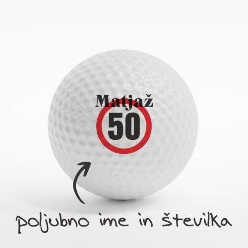 Golf žogica za obletnice