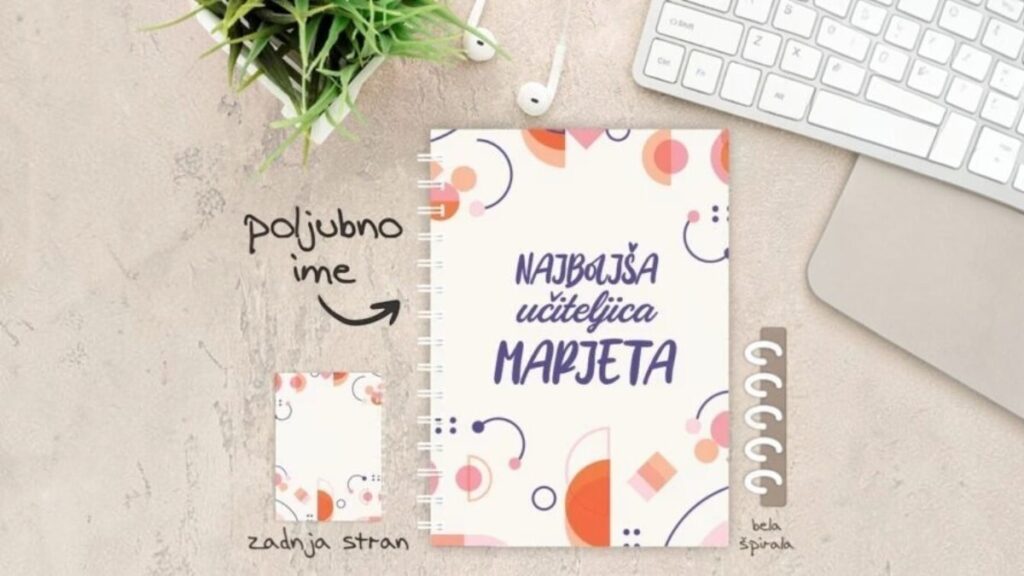 Personaliziran rokovnik IKON z imenom za darilo